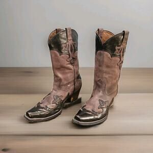ARIAT WOMENS ADELAIDE WESTERN BOOTS RUSSET REBEL/Brown SIZE 11B COWGIRL